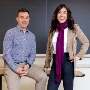 Dr Belle Liang and Tim Klein